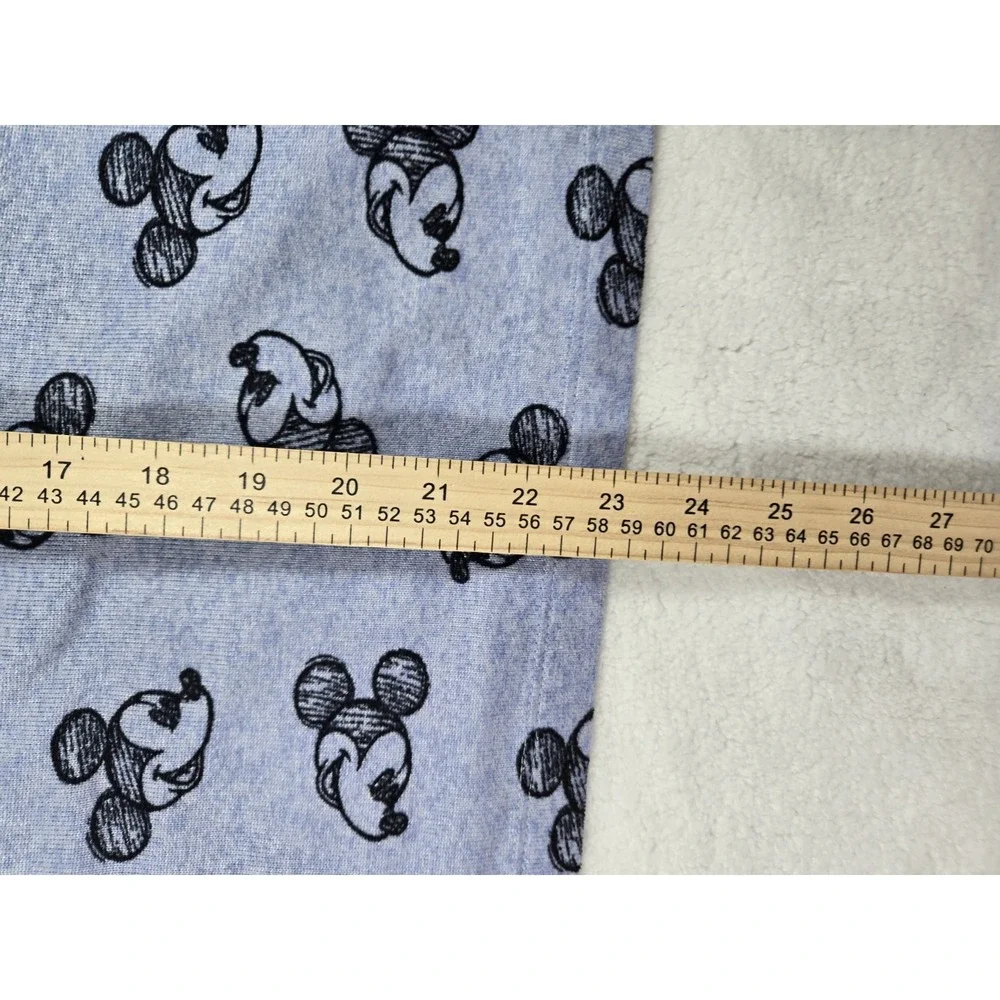 Disney Mickey Mouse 2 Piece Lounge Sleep Jogger Set Size XL Soft‎ Slouchy Blue